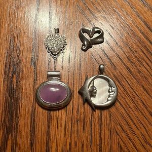 Sterling silver pendants